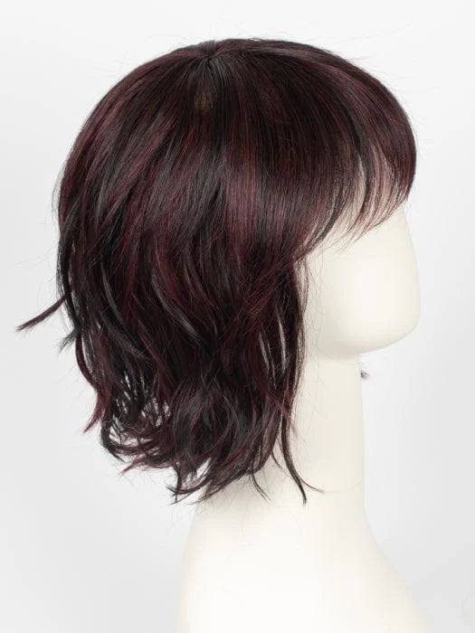 New Wave| SALE 50% | Heat Friendly Synthetic Lace Front (Mono Top) Wig by TressAllure | 1B BURGUNDY/BLACK &  829 BROWN