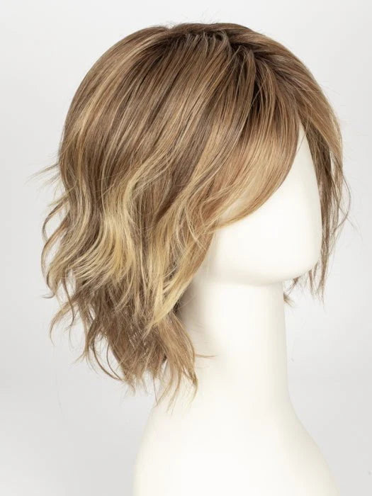 Anima | SALE | Heat Friendly Synthetic Mini Lace Front Mono Crown Wig by Ellen Wille | LIGHT BERNSTEIN ROOTED