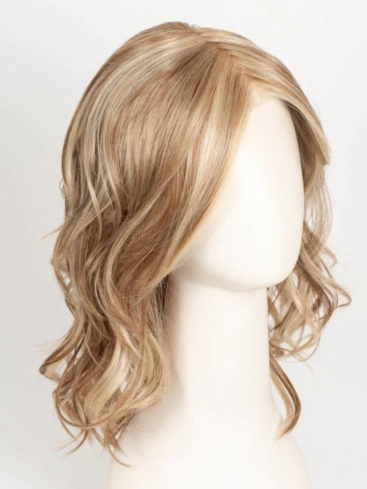 Dazzlling Wavez | Clearance 35% | Heat Friendly Synthetic Extended Lace Front (Lace Part) Wig by René of Paris | MARBLE BROWN & CREAMY TOFFEE