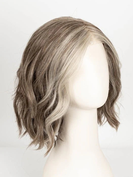 Nyx | SALE | Heat Friendly Synthetic Extended Lace Front (Mono Part) Wig by René of Paris | ICE BLOND & SANDY SILVER