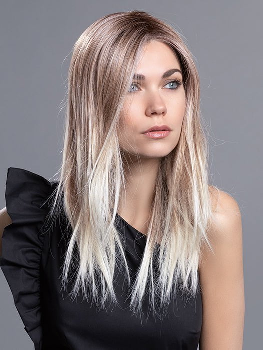 Diva | SALE 50% | Heat Friendly Synthetic Extended Lace Front (Mono Part) Wig by Ellen Wille | CANDY BLONDE ROOTED