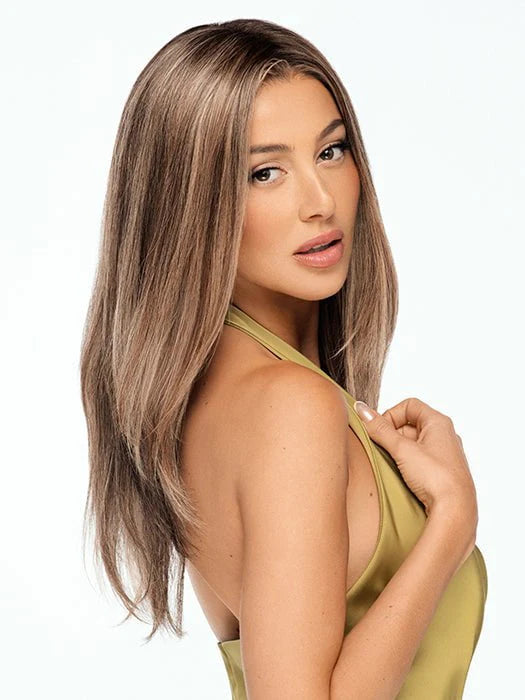 Dynamic | Human Hair Extended Lace Front (Mono Top) Hnad-Tied Wig by TressAllure