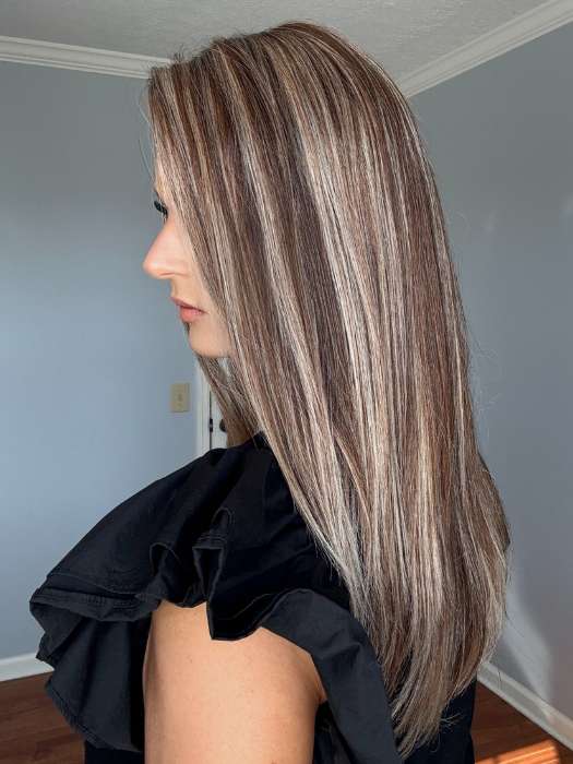 Dynamic | Human Hair Extended Lace Front (Mono Top) Hnad-Tied Wig by TressAllure