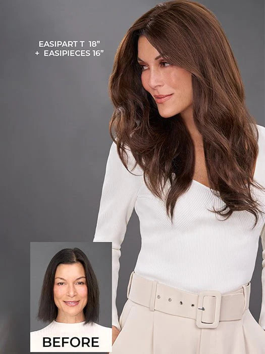 easiPart T HH 18" | Remy Human Hair (Mono Top) Topper by Jon Renau