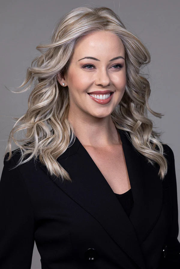 Elle | Heat Friendly Hand-Tied Synthetic Extended Lace Front Wig (Mono Top) by Belle Tress