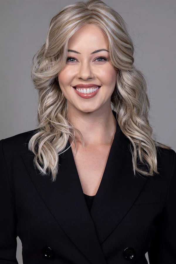 Elle | Heat Friendly Hand-Tied Synthetic Extended Lace Front Wig (Mono Top) by Belle Tress