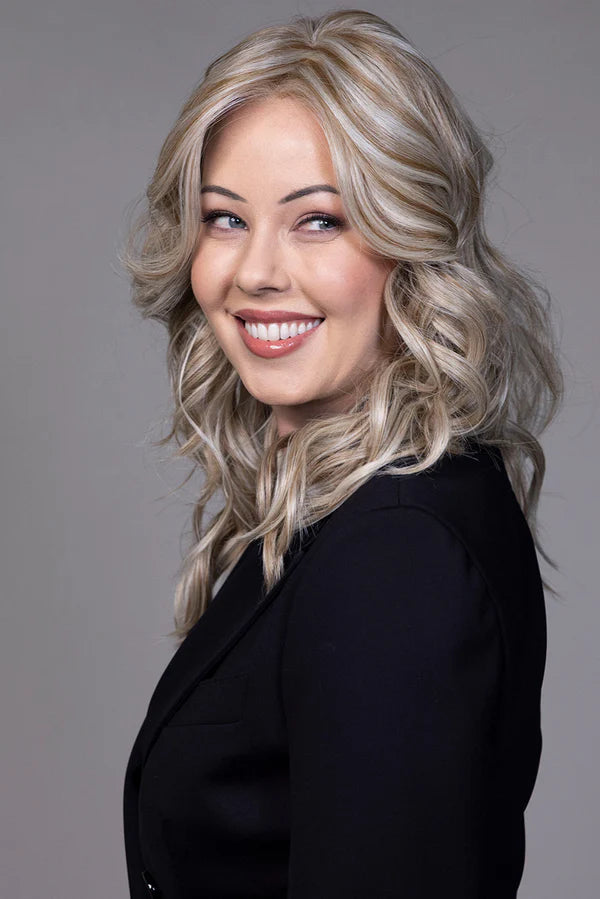 Elle | Heat Friendly Hand-Tied Synthetic Extended Lace Front Wig (Mono Top) by Belle Tress