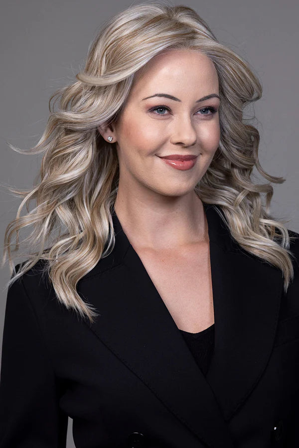 Elle | Heat Friendly Hand-Tied Synthetic Extended Lace Front Wig (Mono Top) by Belle Tress