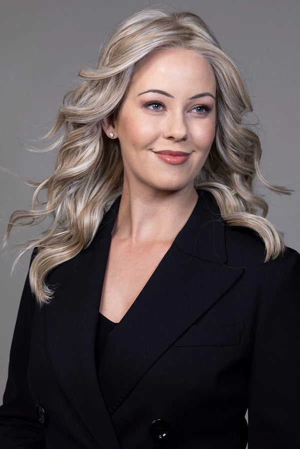 Elle | Heat Friendly Hand-Tied Synthetic Extended Lace Front Wig (Mono Top) by Belle Tress