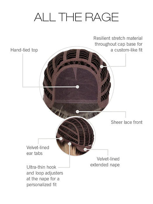 All The Rage | Heat Friendly Synthetic Lace Front (Mono Top) Wig by Gabor