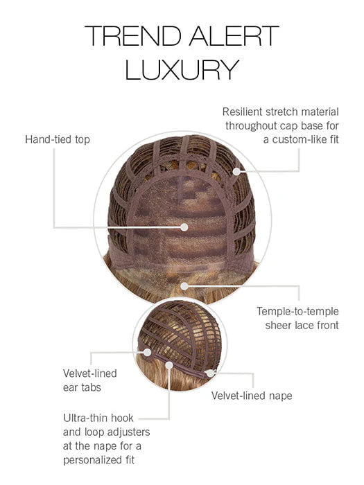 Trend Alert Luxury | Heat Friendly Synthetic Extended Lace Front (Mono Top) Wig by Gabor