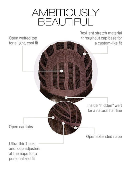 Ambitiously Beautiful | Heat Friendly Synthetic Wig by Gabor