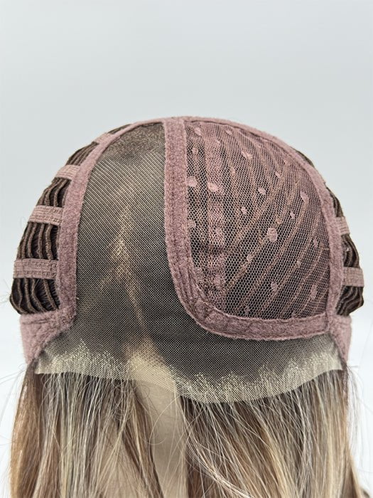 Glam Wavez | SALE | Heat Friendly Synthetic Extended Lace Front (Lace Part) Wig by René of Paris | SNOWY UMBER-R