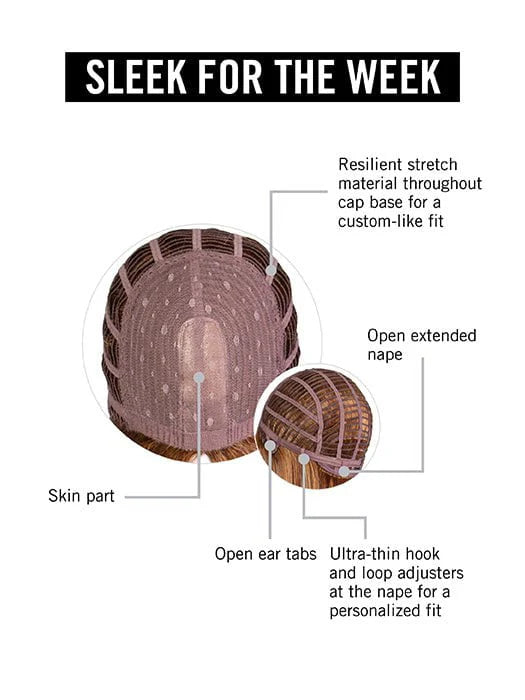 Sleek For The Week | Heat Friendly Synthetic (Skin Part) Wig by Hairdo