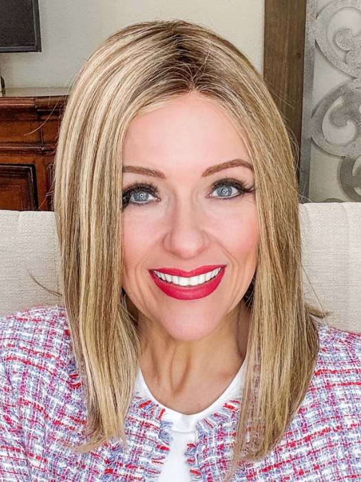 Sophisticate | Human Hair Extended Lace Front (Mono Top) Hand-Tied Wig by TressAllure