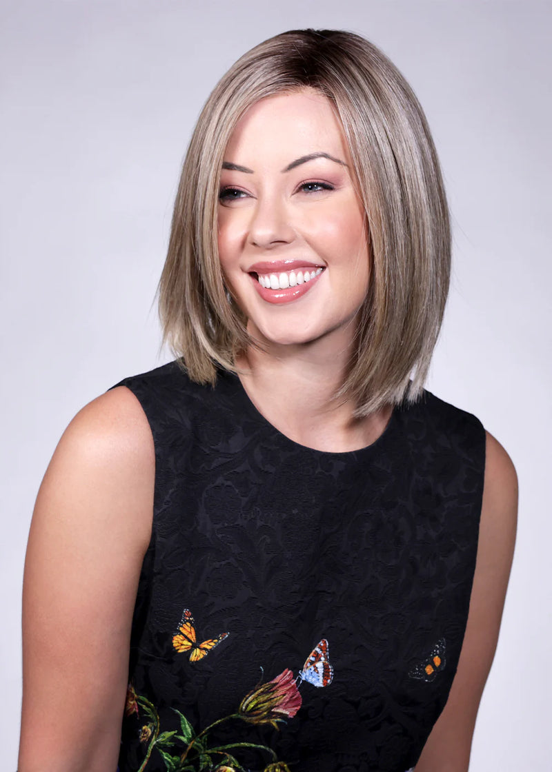 Nina | Heat Friendly Hand-Tied Synthetic Extended Lace Front Wig (Mono Top) by Belle Tress