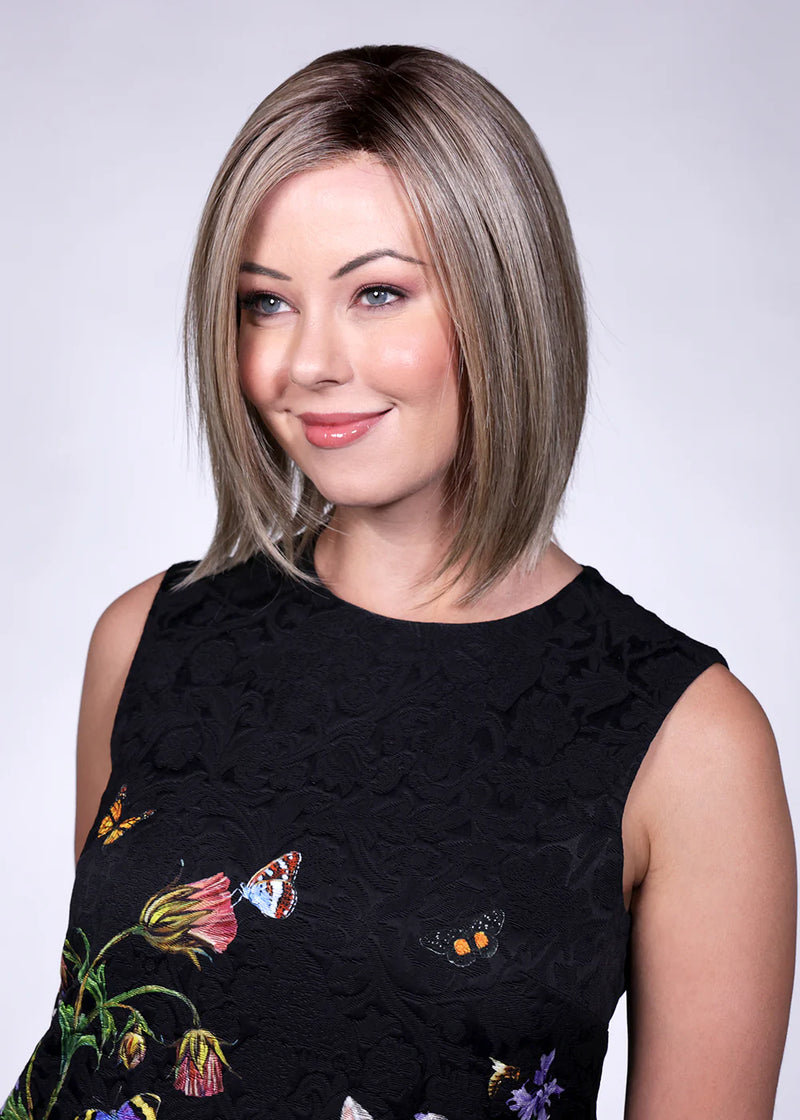 Nina | Heat Friendly Hand-Tied Synthetic Extended Lace Front Wig (Mono Top) by Belle Tress