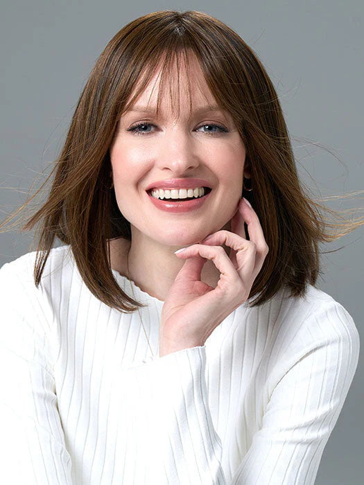 Paige | Human Hair/Synthetic Blend Lace Front, Hand-Tied (Mono Top) Wig by Envy