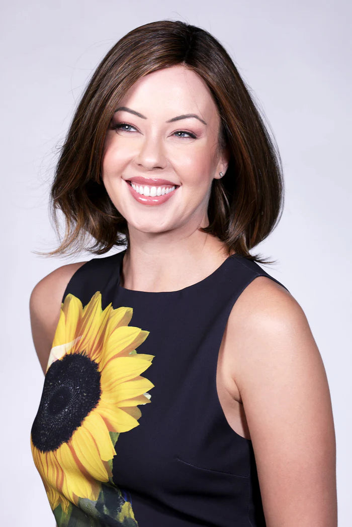 Paige | Heat Friendly Hand-Tied Synthetic Extended Lace Front Wig (Mono Top) by Belle Tress