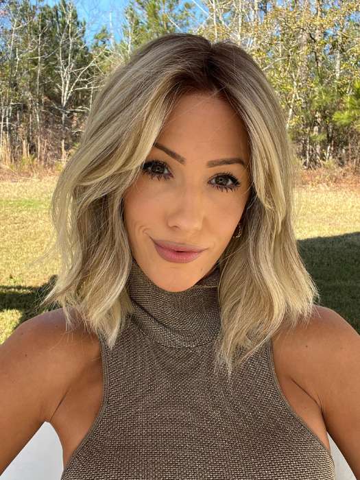 Hollie | SALE | Heat Friendly Synthetic Extended Lace Front (Mono Top) Hand-Tied Wig by Jon Renau | (2) CATALINA BLONDE & MALIBU BLONDE