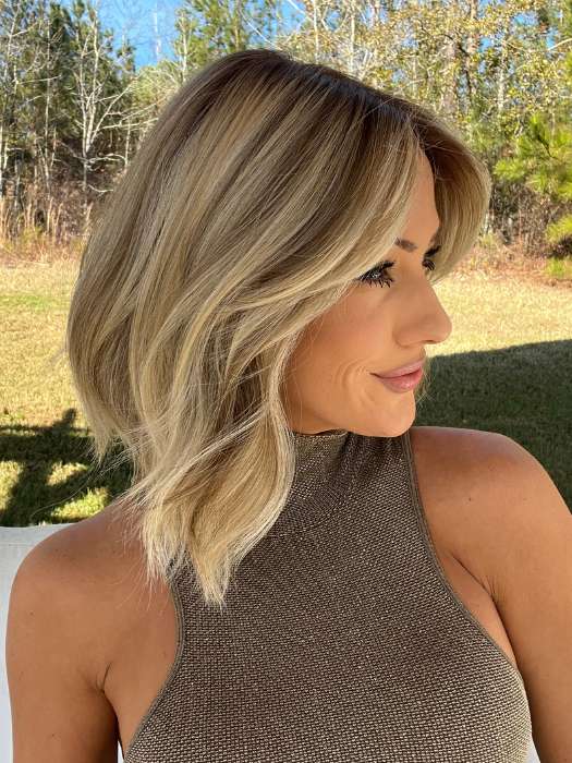 Hollie | SALE | Heat Friendly Synthetic Extended Lace Front (Mono Top) Hand-Tied Wig by Jon Renau | (2) CATALINA BLONDE & MALIBU BLONDE