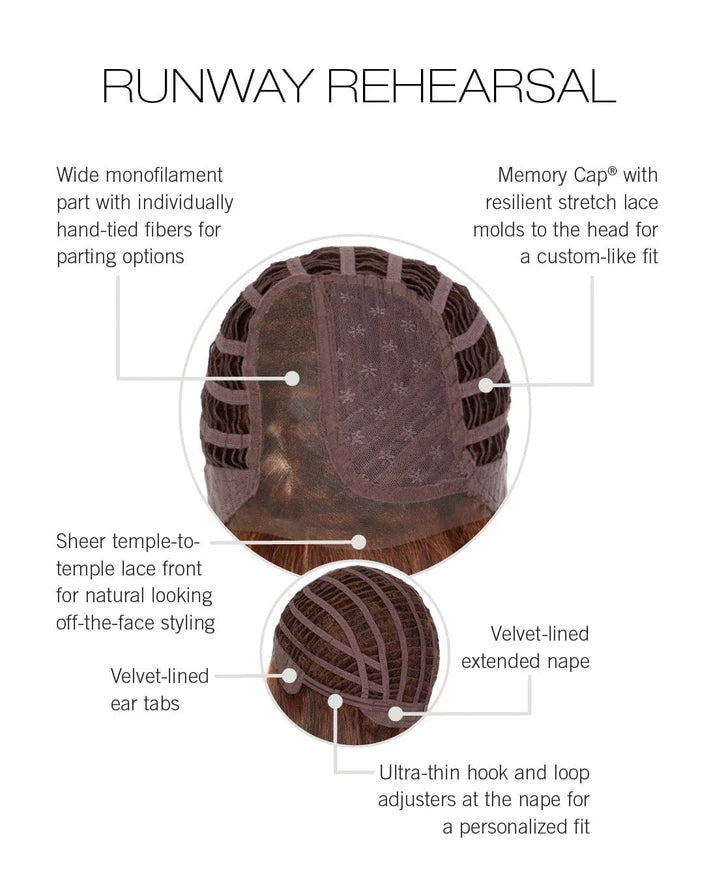 Runway Rehearsal | Heat Friendly Synthetic Lace Front (Mono Part) Wig by Raquel Welch