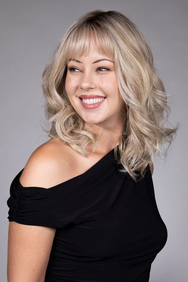 Simone | Heat Friendly Hand-Tied Synthetic Extended Lace Front Wig (Mono Top) by Belle Tress