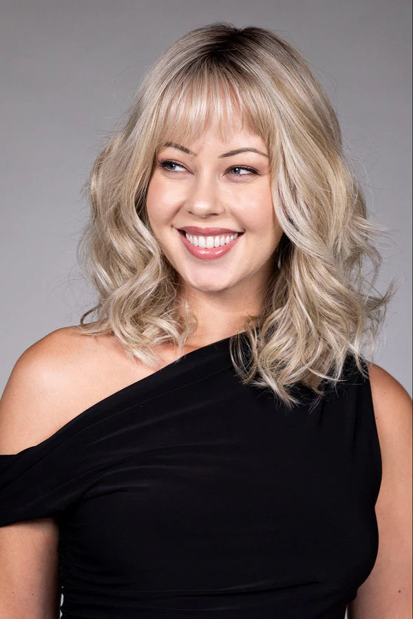 Simone | Heat Friendly Hand-Tied Synthetic Extended Lace Front Wig (Mono Top) by Belle Tress