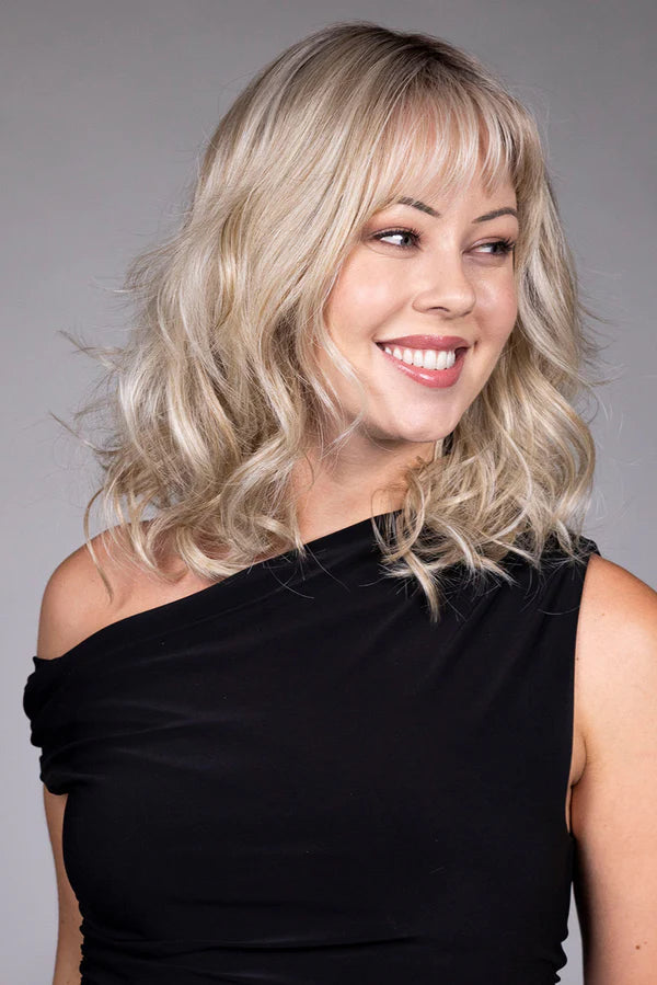 Simone | Heat Friendly Hand-Tied Synthetic Extended Lace Front Wig (Mono Top) by Belle Tress