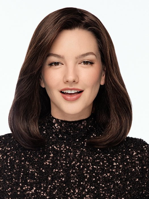 Stunning | Human Hair Extended Lace Front (Mono Top) Hand-Tied Wig by TressAllure