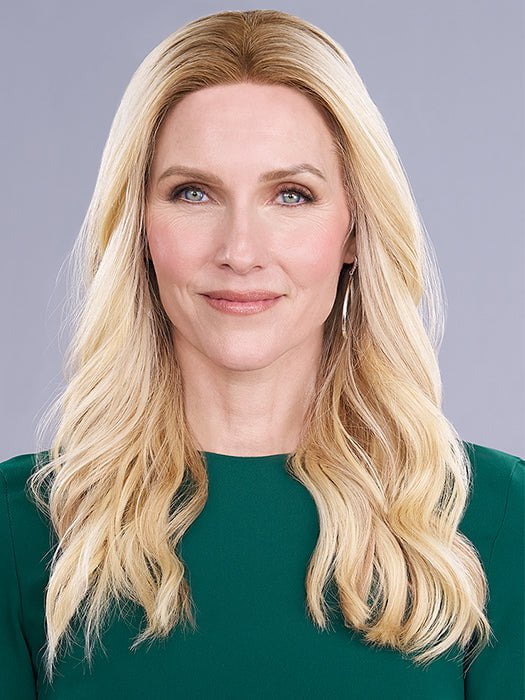 Top Form Lace HH 18"  | Remy Human Hair Lace Front Topper (Double Mono Top) by Jon Renau
