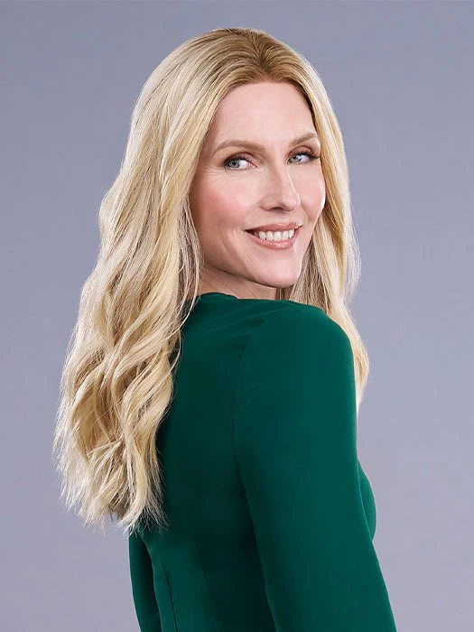 Top Form Lace HH 18"  | Remy Human Hair Lace Front Topper (Double Mono Top) by Jon Renau