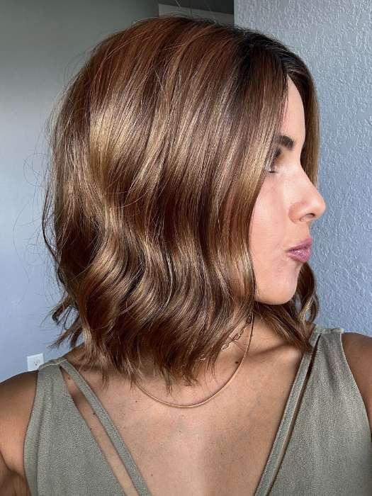 Charlotte | SALE | Synthetic Lace Front (Mono Part) Wig by Envy | CINNAMON TOFFEE & TOASTED SESAME