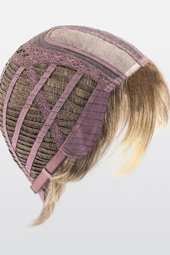 Disc | SALE 50% | Synthetic (Mono Part) Wig by Ellen Wille | COFFEE BROWN LIGHTED