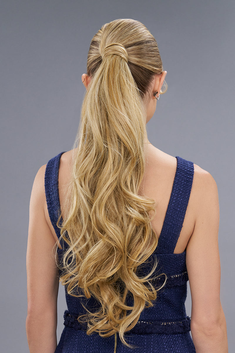 easiPony Long Wavy HD | Heat Friendly Synthetic Ponytail Wrap by Jon Renau