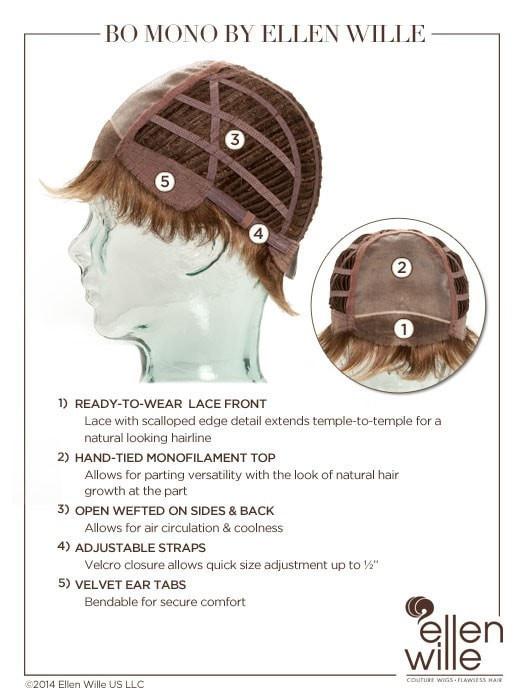 Bo Mono | Synthetic Lace Front (Mono Top) Wig by Ellen Wille