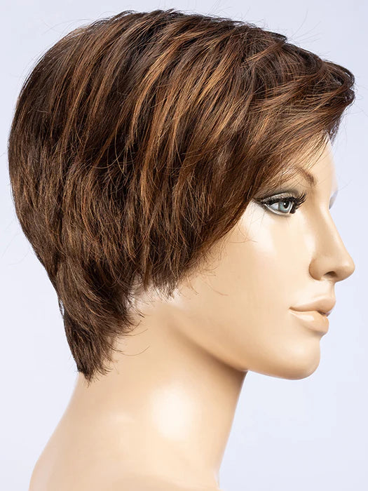 First | Synthetic Extended Lace Front (Mono Top) Partially Hand-Tied Wig by Ellen Wille