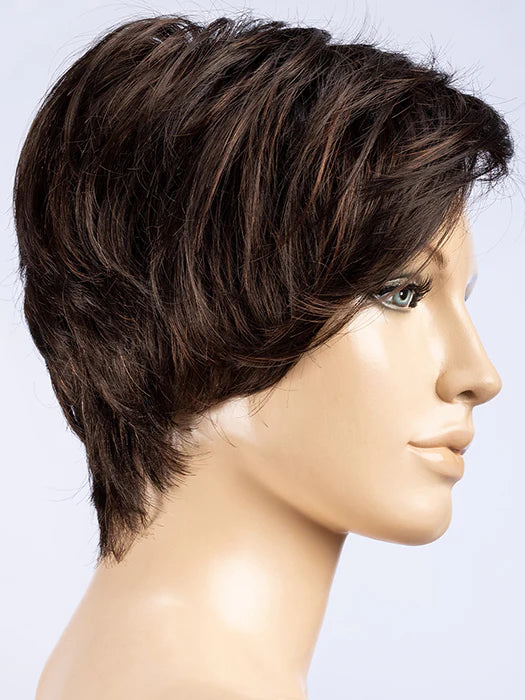 First | Synthetic Extended Lace Front (Mono Top) Partially Hand-Tied Wig by Ellen Wille