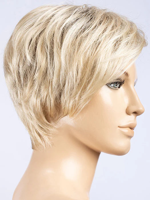 First | Synthetic Extended Lace Front (Mono Top) Partially Hand-Tied Wig by Ellen Wille