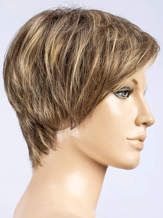 First | Synthetic Extended Lace Front (Mono Top) Partially Hand-Tied Wig by Ellen Wille