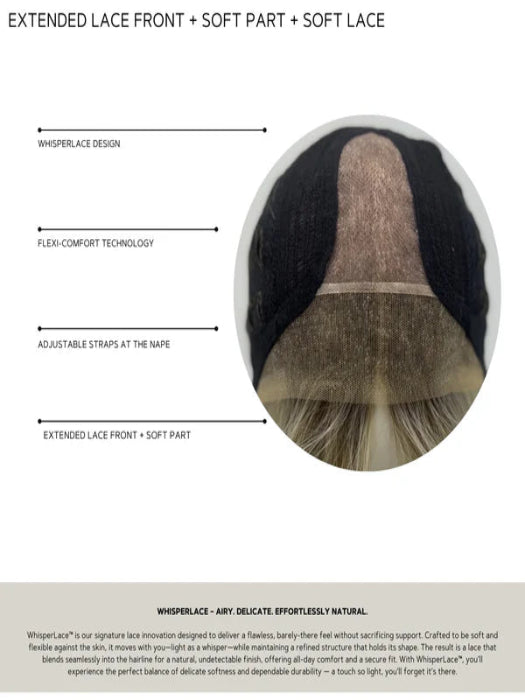 Hana | Synthetic Extended Lace Front (Mono Part) Wig by Noriko