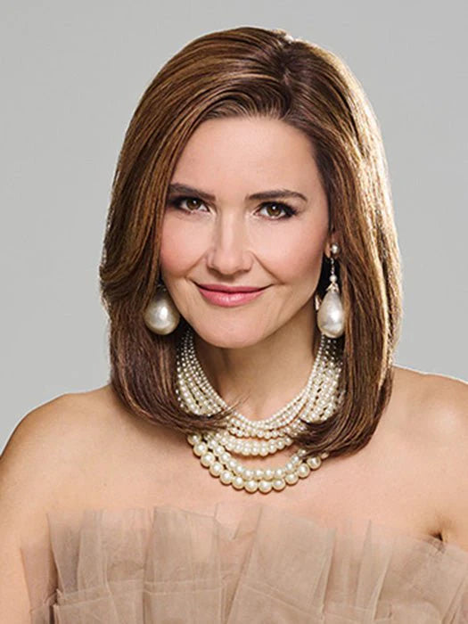 Midnight In Paris | Human Hair Lace Front (Mono Top) Wig by Raquel Welch
