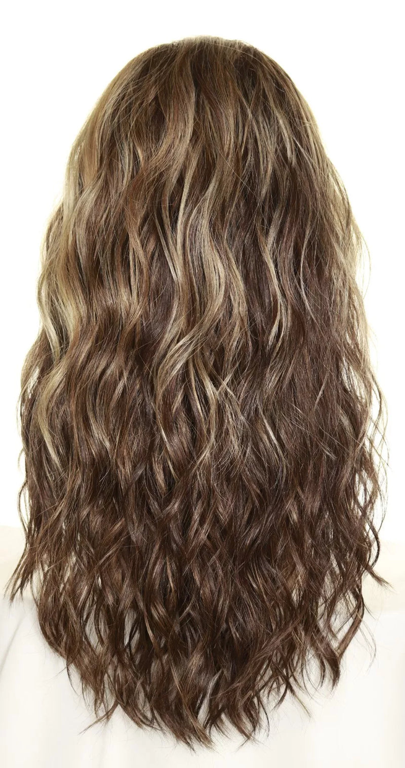Brooklyn | Clearance 35% | Synthetic Lace Front (Mono Part) Wig by René of Paris | Chocolate Frost-R
