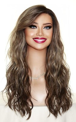 Brooklyn | Clearance 35% | Synthetic Lace Front (Mono Part) Wig by René of Paris | Chocolate Frost-R