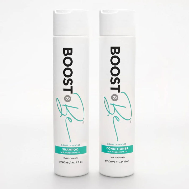 Boost & Be by BOOST N BLEND™ | Growth Boost Shampoo & Conditioner for human hair
