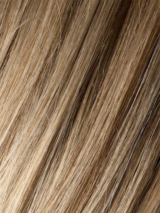 Color SANDY-BLONDE-ROOTED = Medium Honey Blonde, Light Ash Blonde, and Lightest Reddish Brown blend with Dark Roots