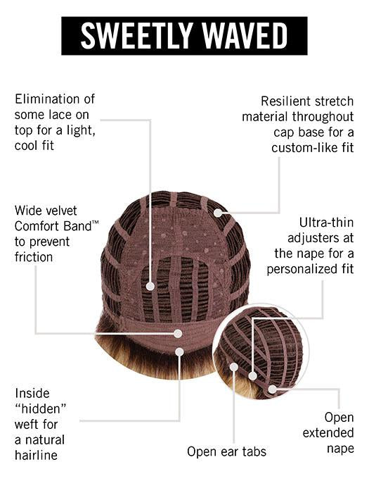 Sweetly Waved | Heat Friendly Synthetic by Hairdo (Basic Cap)