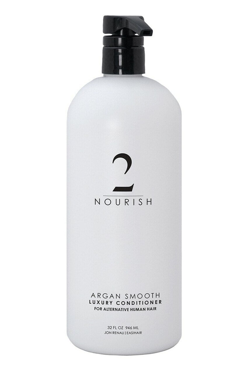 Argan Smooth Luxury Conditioner 32 oz by Jon Renau for Human Hair